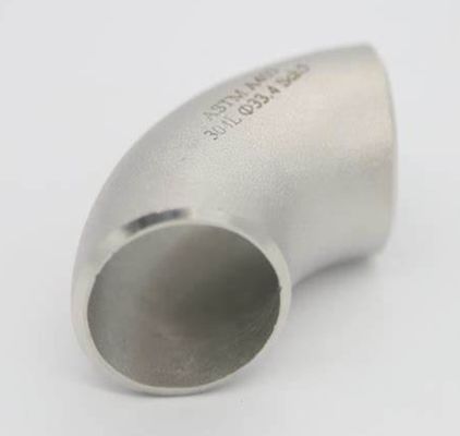 CUNI9010 Soldadura de traseira 90D Cotovelo de raio curto ASTM B466 UNS C70600 ASME B16.9 para ligação de tubos