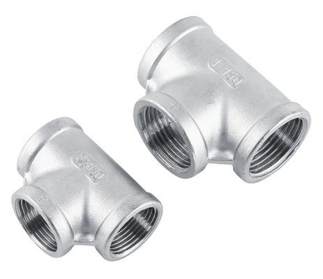 ASME B16.9 Teia roscada Tamanhos variáveis variam de NPS1/2 "-60" Entrega rápida Baixo MOQ Material personalizável, por exemplo, aço inoxidável de aço carbono