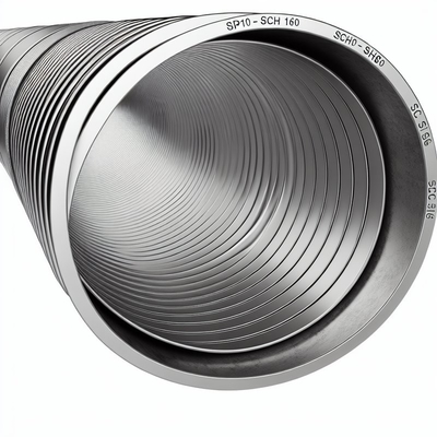 Tubo de aço inoxidável de grande diâmetro sch10-sch160 Super duplex para alta resistência à corrosão em ambientes agressivos