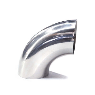 Polished 304 Stainless Steel Elbow, 90 Degree Butt Weld Fitting for Plumbing