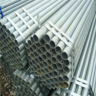 Tubos galvanizados a quente de espessura 10,97 mm Tubos de aço galvanizados adequados para projetos de construção e industriais