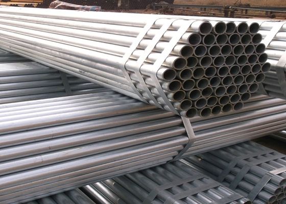 Tubos galvanizados a quente de espessura 10,97 mm Tubos de aço galvanizados adequados para projetos de construção e industriais