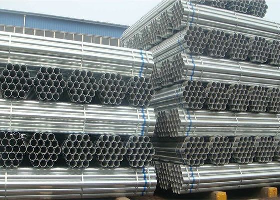 Tubos galvanizados a quente de espessura 10,97 mm Tubos de aço galvanizados adequados para projetos de construção e industriais