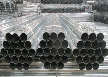 Tubo galvanizado a quente SGCC de grau padrão com parede de 10,97 mm Vários tamanhos de spangle