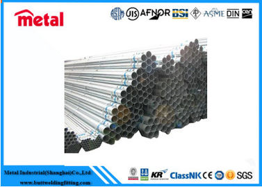 Tubo galvanizado a quente SGCC de grau padrão com parede de 10,97 mm Vários tamanhos de spangle