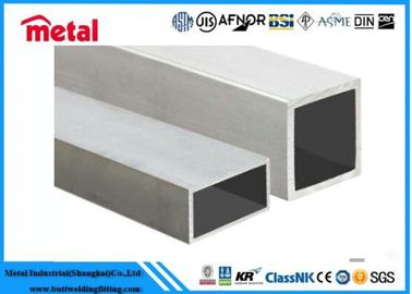 Infinitamente versátil, fácil de fabricar 6063-T5 ASTM B241 Alumínio liga de tubo 50x50mm tubo quadrado x 2mm WT 5,8m