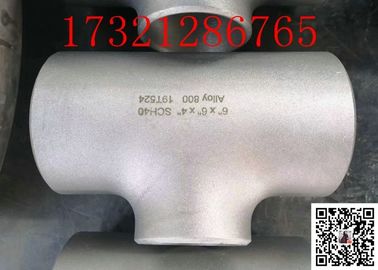 Encaixes de tubulação de UNS N08800 Alloy800 1" SCH40 estabilidade térmica alta do ANSI B 16,9