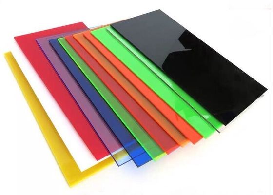 Chapa de Acrílico Fundido de Alta Clareza Resistente a UV GB/T 7134 Espessura Personalizada para Vitrines