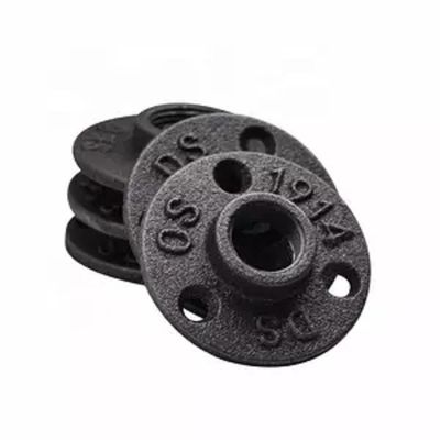 4 encaixes de tubulação maleáveis do ferro fundido DN15 dos furos 1/2”