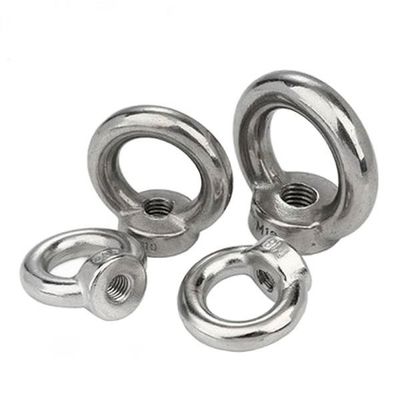 SS304 SS316 Marine Bow Lug Eye Nuts encantam a solda M6 Ring Nut
