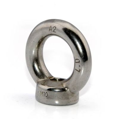SS304 SS316 Marine Bow Lug Eye Nuts encantam a solda M6 Ring Nut