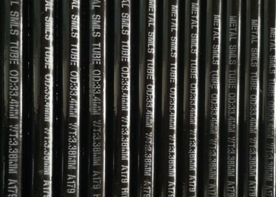 Tubo de aço sem costura de baixa temperatura personalizado Pintura preta Anti-ferrugem Verniz de óleo Galvanizado
