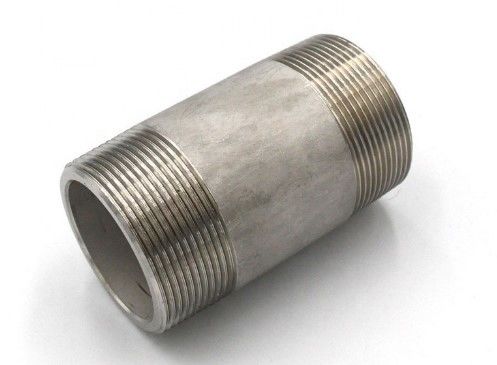 bocal de aço inoxidável de 304/316 de tambor da linha da extremidade do conector da tubulação de sch40 BSPT/BSPP/NPT