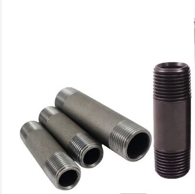 1/2” - 4" linha masculina longa hidráulica dos bocais BSP NPT do aço carbono galvanizaram o bocal masculino de aço da tubulação dos encaixes longos ou curtos