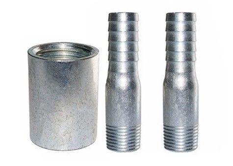 1/2” - 4" linha masculina longa hidráulica dos bocais BSP NPT do aço carbono galvanizaram o bocal masculino de aço da tubulação dos encaixes longos ou curtos