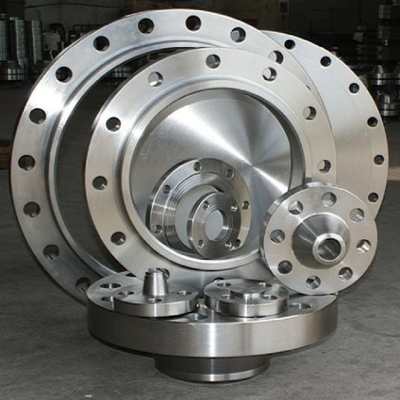 Flange de solda lisa padrão SS do aço carbono com a liga do forjamento da soldadura de extremidade do pescoço