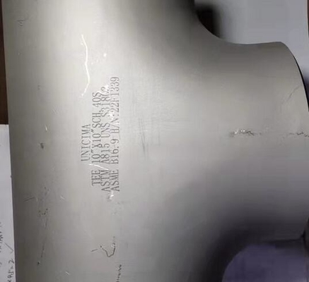 T reto sem emenda 24" da soldadura de extremidade” liga 200 ASTM/UNS N02200 de SCH40 *24