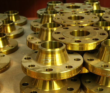Flange da tubulação de aço do pescoço do Rf da classe do pescoço 300 da solda do níquel Cuni7030 do cobre de ASTM B61 C71500