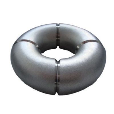 Curvatura longa do raio de 90 encaixes de aço inoxidável frente e verso super da Extremidade-soldadura do cotovelo S32750 do grau