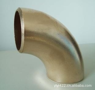 Os encaixes de tubulação revestem a curvatura curto de aço C70600 ASME B16.9 do raio do cotovelo 90D do níquel