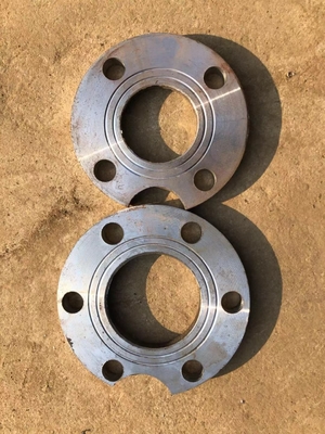 Flange de aço inoxidável frente e verso super feita sob encomenda do metal da liga da flange do padrão de ISO das flanges de DIN2576 Pn40 St37.2 Pl Ss