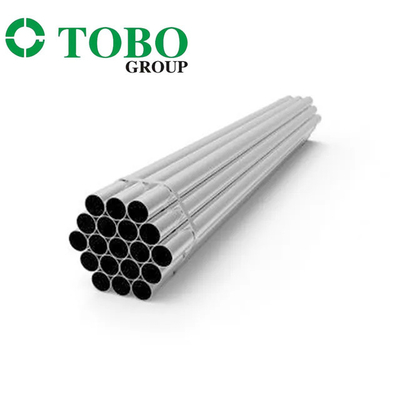 Tubo de aço sem costura ASTM A52 A671 revestido de zinco Tubo galvanizado ERW para construção