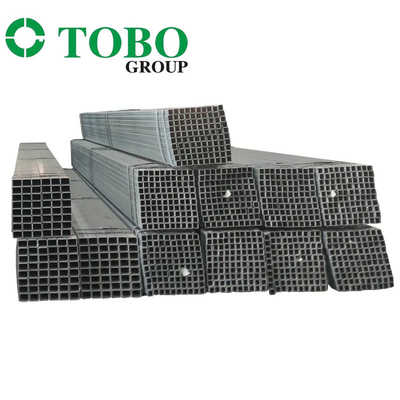 Promoções Q235 Aço Zinco Retangular Metal Ferro gi Tubo Quadrado Tubo