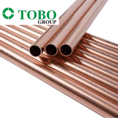 tubulação de cobre do preço 99,99% do tubo de cobre do T2 C10100 C10200 do T1 do diâmetro de 6mm 8mm tanoeiro Tube Price da tubulação do níquel do cobre de 6 polegadas