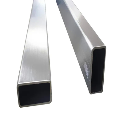 Tubo de aço inoxidável 304 316Ti de 2 mm de espessura Tubo de aço inoxidável retangular sem costura quadrado