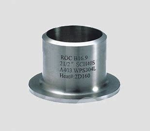 Tubulação de aço inoxidável frente e verso super Lap Joint Stub End 904L UNS N08904
