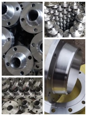 Flancas de liga de níquel UNS N10003 Flancas de pescoço de solda forjada ANSI B16.5 SCH10S 300# para petróleo/gás