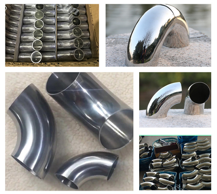 Acessórios para tubos de soldadura de ferro fundido de aço ligado Cotovelos de raio curto 180D C276 ASME B16.9 Para ligação
