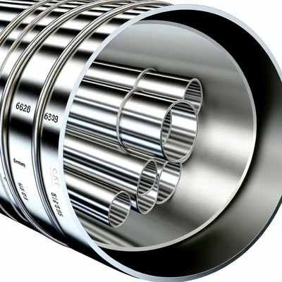 Tubo de aço inoxidável austenítico de diâmetro externo de 6 mm-630 mm, com tratamento padrão ASTM A312 e recozimento