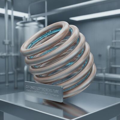 Tubo de Cobre Níquel Personalizado com Superfície Polida e Excelente Resistência à Corrosão para a Indústria Química