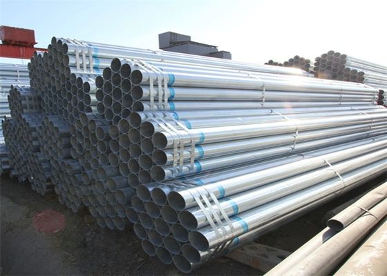 Tubos galvanizados a quente de espessura 10,97 mm Tubos de aço galvanizados adequados para projetos de construção e industriais