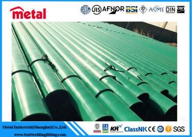O API 5L X52 3LPE revestiu a espessura LSAW da tubulação de aço DN600 SCH 40 para o líquido