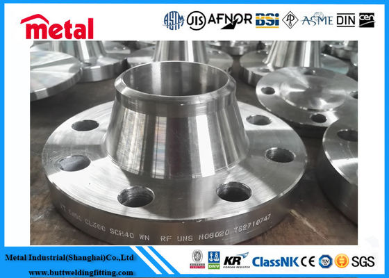 Encaixes de tubulação da liga de níquel de UNS N08020 que soldam a flange WN RF 3