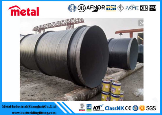 O API 5L X52 3LPE revestiu a espessura LSAW da tubulação de aço DN600 SCH 40 para o líquido