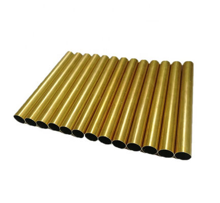 Tubulação de bronze reta de ASTM OD 6mm CuZn40 C27400 H62
