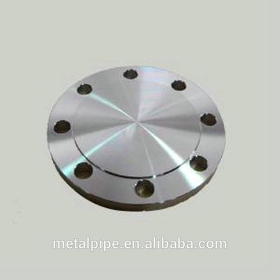 ASME B16.5 UNS31254 forjou flanges cegas de aço inoxidável frente e verso do RF