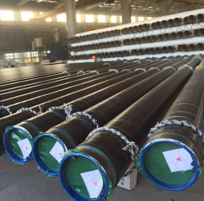 O revestimento LSAW de ASTM 3pe soldou a tubulação de aço carbono