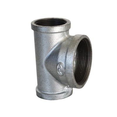 T galvanizado preto do círculo do encaixe de tubulação Sch60 de WP310S 3-1/2”