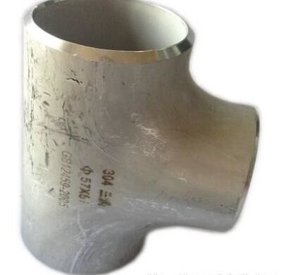 T de aço inoxidável da maneira dos encaixes de tubo três dos encaixes de tubulação que reduz Ansi do T/Asme B16.9 Ss 304/304l/316/316l