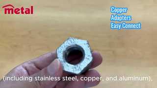 Adaptadores de cobre (macho e fêmea) | Conectores de tubos roscados