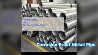 Tubo soldado de liga de níquel ASTM B165