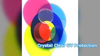 Folha de acrílico resistente a UV para vitrines