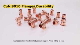 As flanges CuNi9010 forjaram a soldagem RF de aço