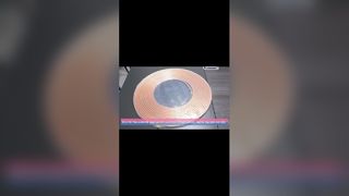 Tubulação de cobre espiralada para linhas de água e gás