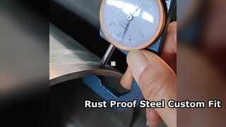 Diâmetro personalizado da placa de aço à prova de corrosão