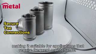 T de cobre com rosca fêmea | Conexões seguras de filiais